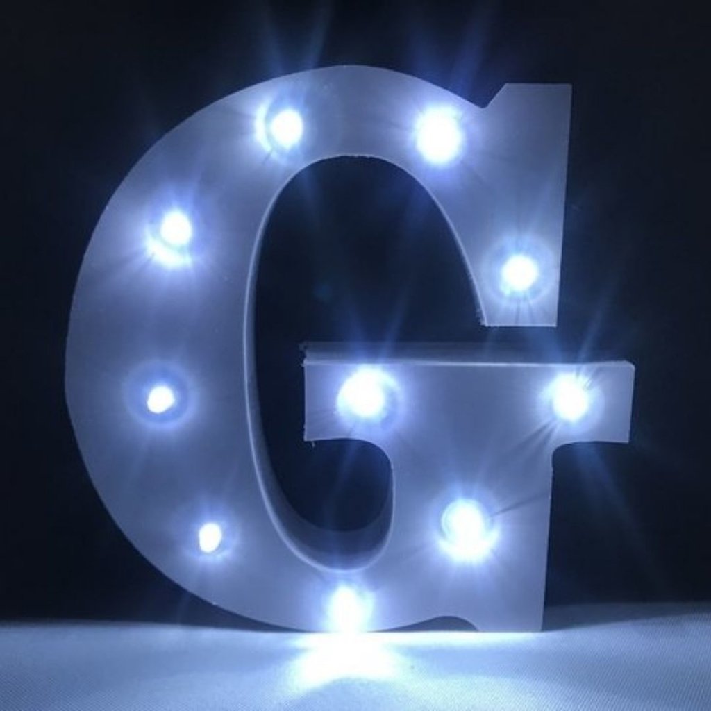 Letra de Led - Luminária Letra G