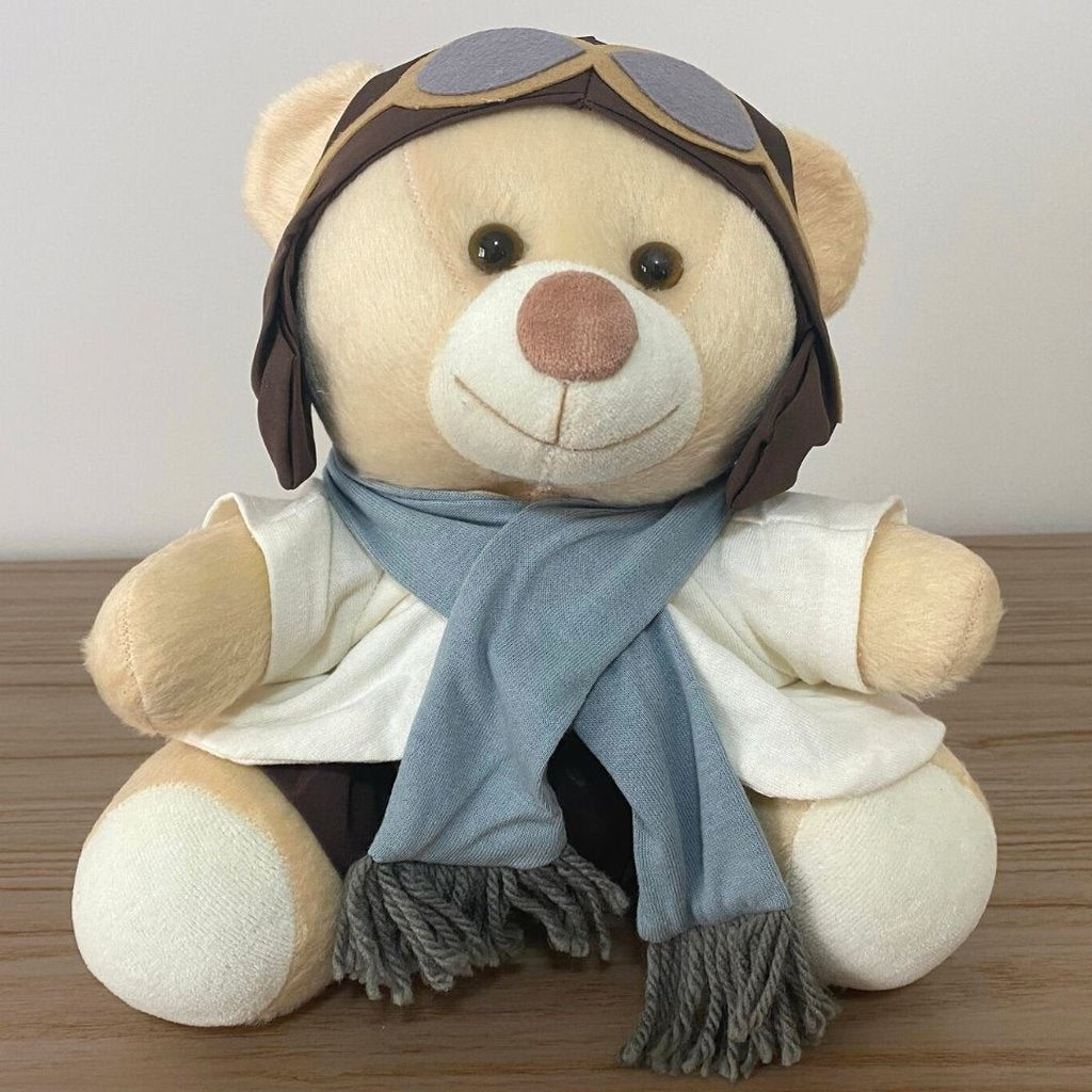Urso Aviador (Trio - Cinza)