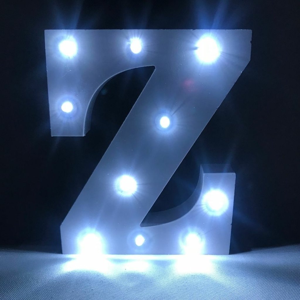Letra de Led - Luminária Letra Z