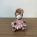 Girafa De Pelúcia 12cm (Vestido Rosé)