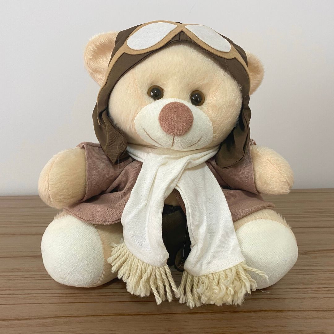 Urso Aviador (Bege)
