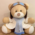 Urso Aviador (Azul Claro) - GG - 48cm