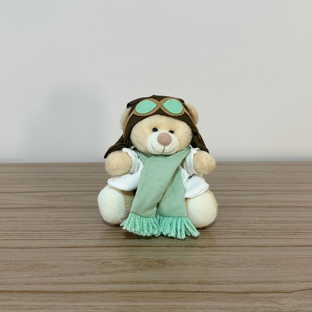 Ursinho Aviador (Verde) - 12cm