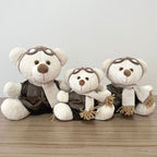 Urso Aviador Clássico (Trio - Bege)
