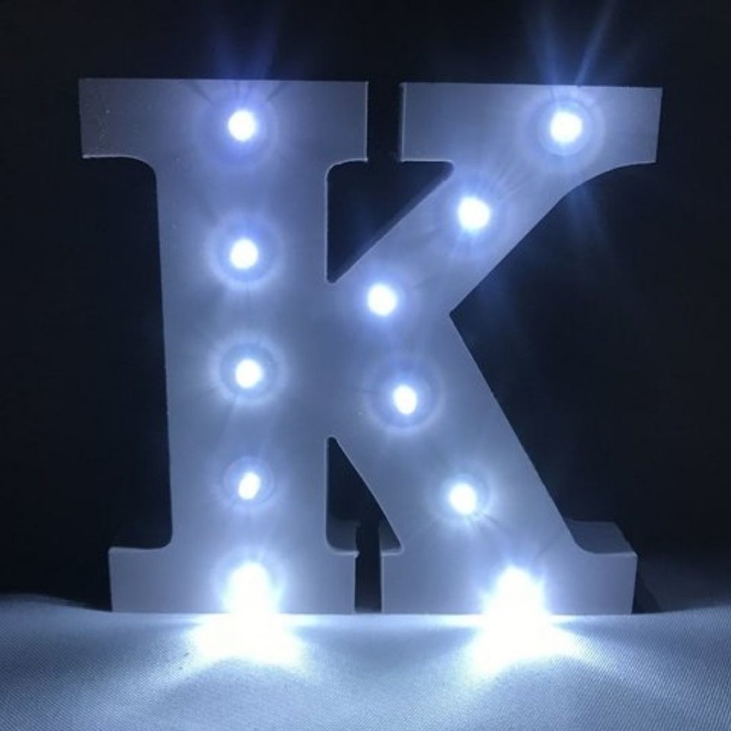 Letra de Led - Luminária Letra K