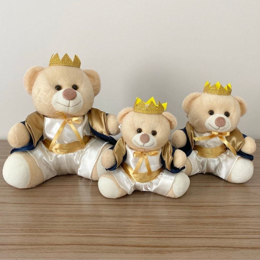 Urso Rei (Trio - Azul Marinho)