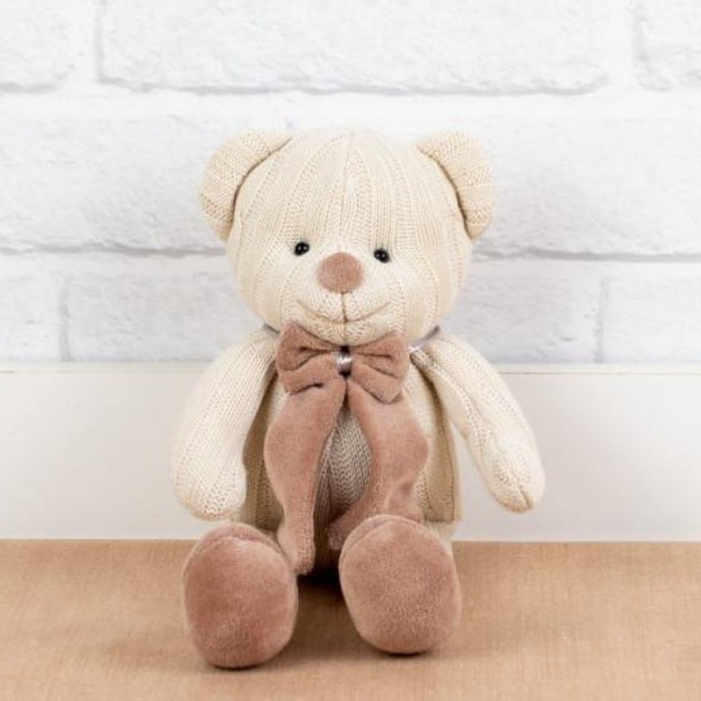 Urso de Tricô (Marrom)