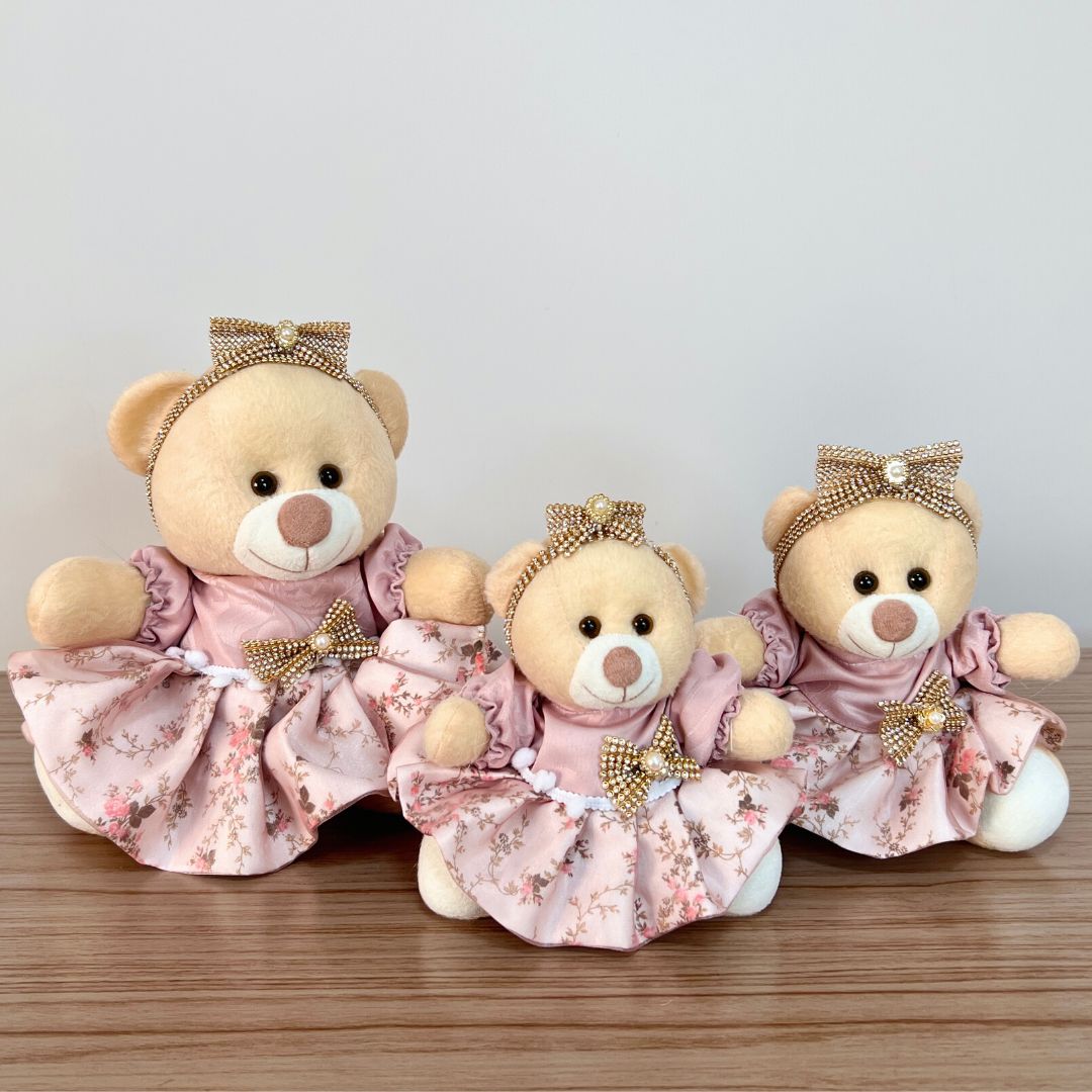 Ursa Realeza (Trio - Rosé Floral)