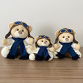 Urso Aviador (Trio - Azul Marinho)