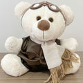 Urso Aviador Clássico (Bege) - GG - 35cm