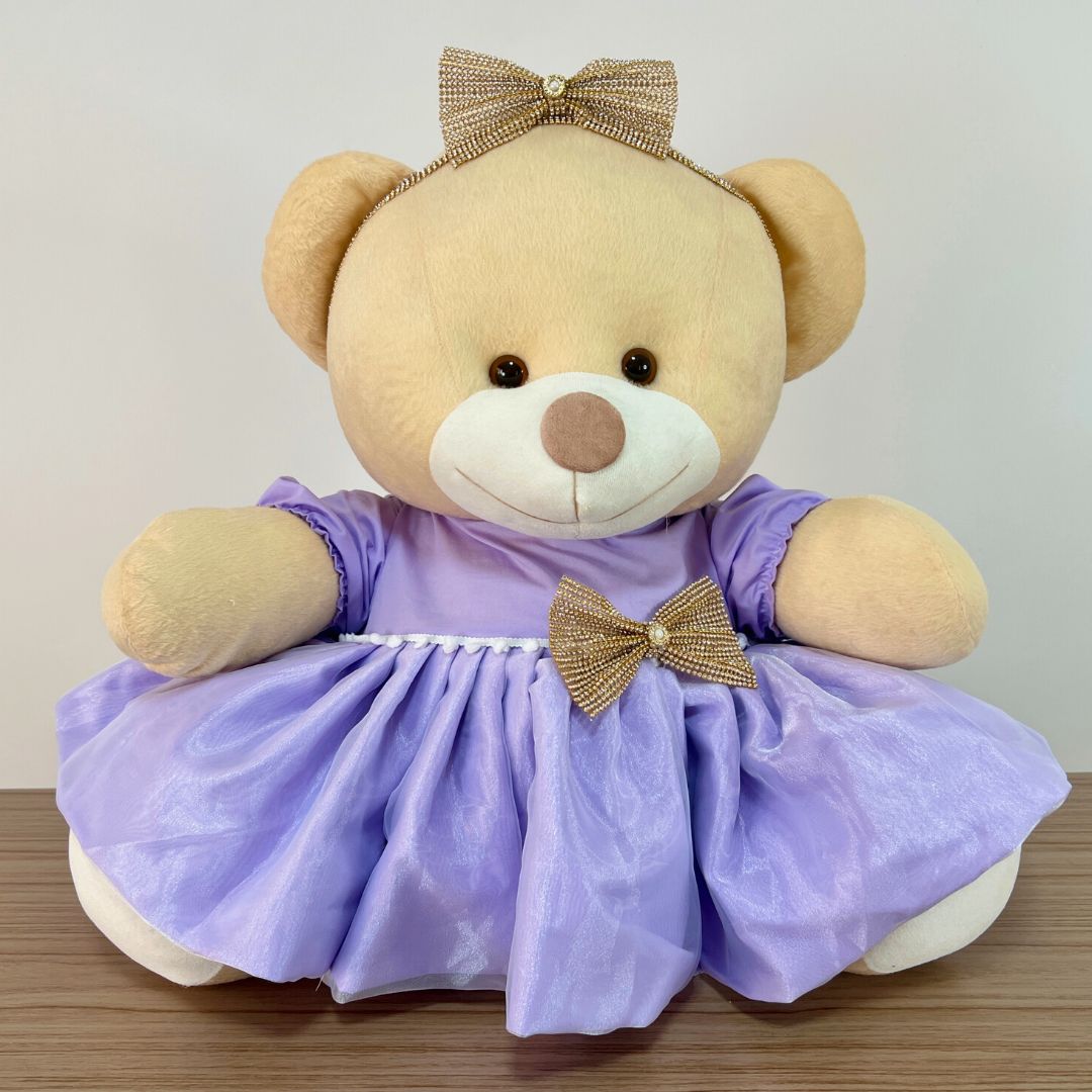 Ursa Realeza (Lilás) - GG - 48cm