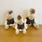 Cavalo De Pelúcia Perna Longa (Trio - Bege)