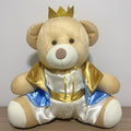 Urso Rei (Azul Claro) - GG - 48cm