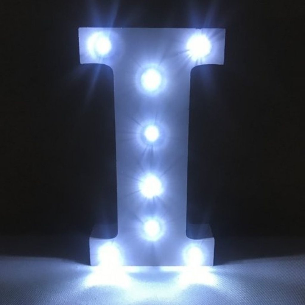 Letra de Led - Luminária Letra I