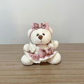 Ursa De Pelúcia Zoe Linho (Rosé) - 12cm