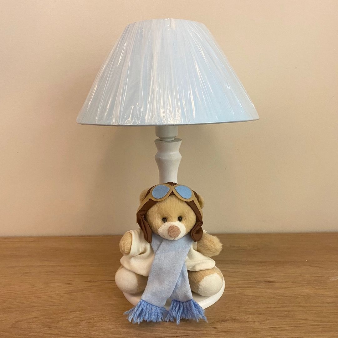 Urso Aviador (Azul Claro) - KIT PRONTO