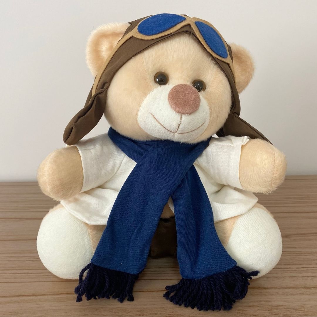 Urso Aviador (Azul Marinho)