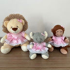 Pelúcia Safari (Trio - Vestido Rosa)