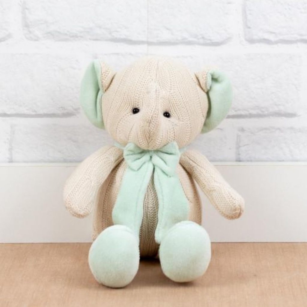 Elefante de Tricô (Verde)