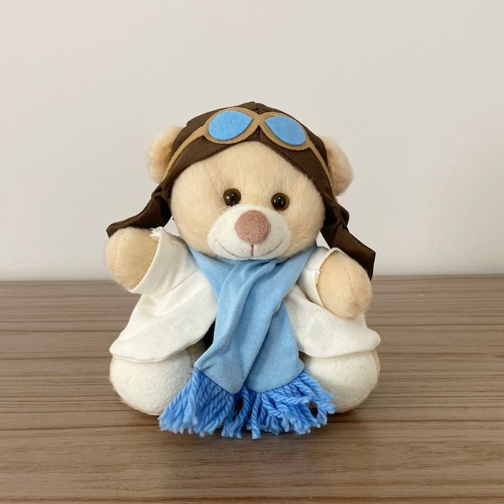 Urso Aviador (Azul Claro)