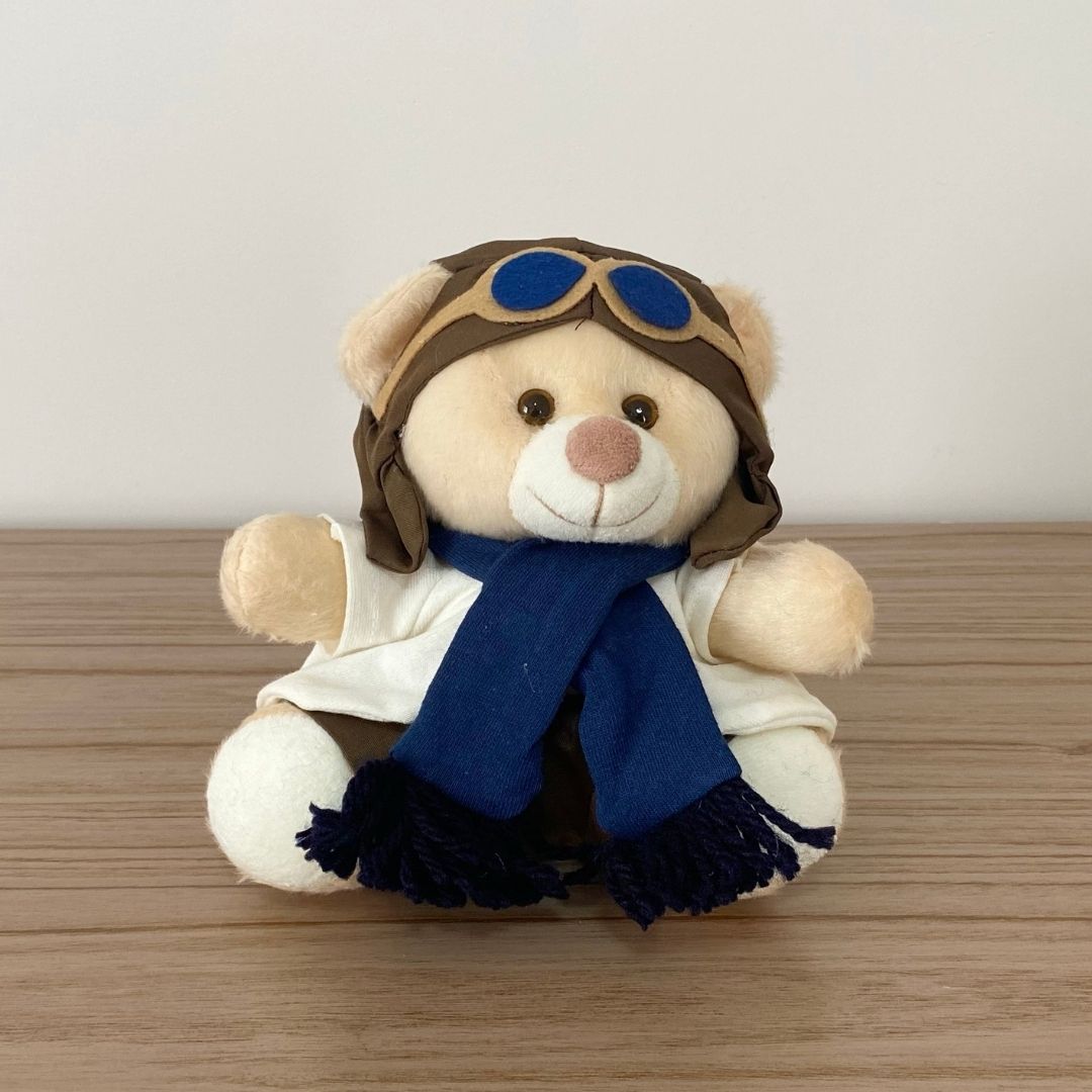Urso Aviador (Azul Marinho)