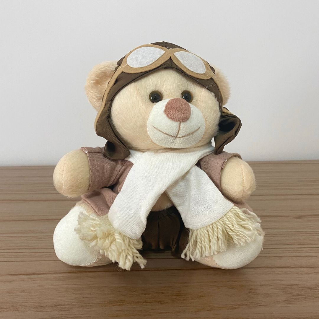 Urso Aviador (Bege)