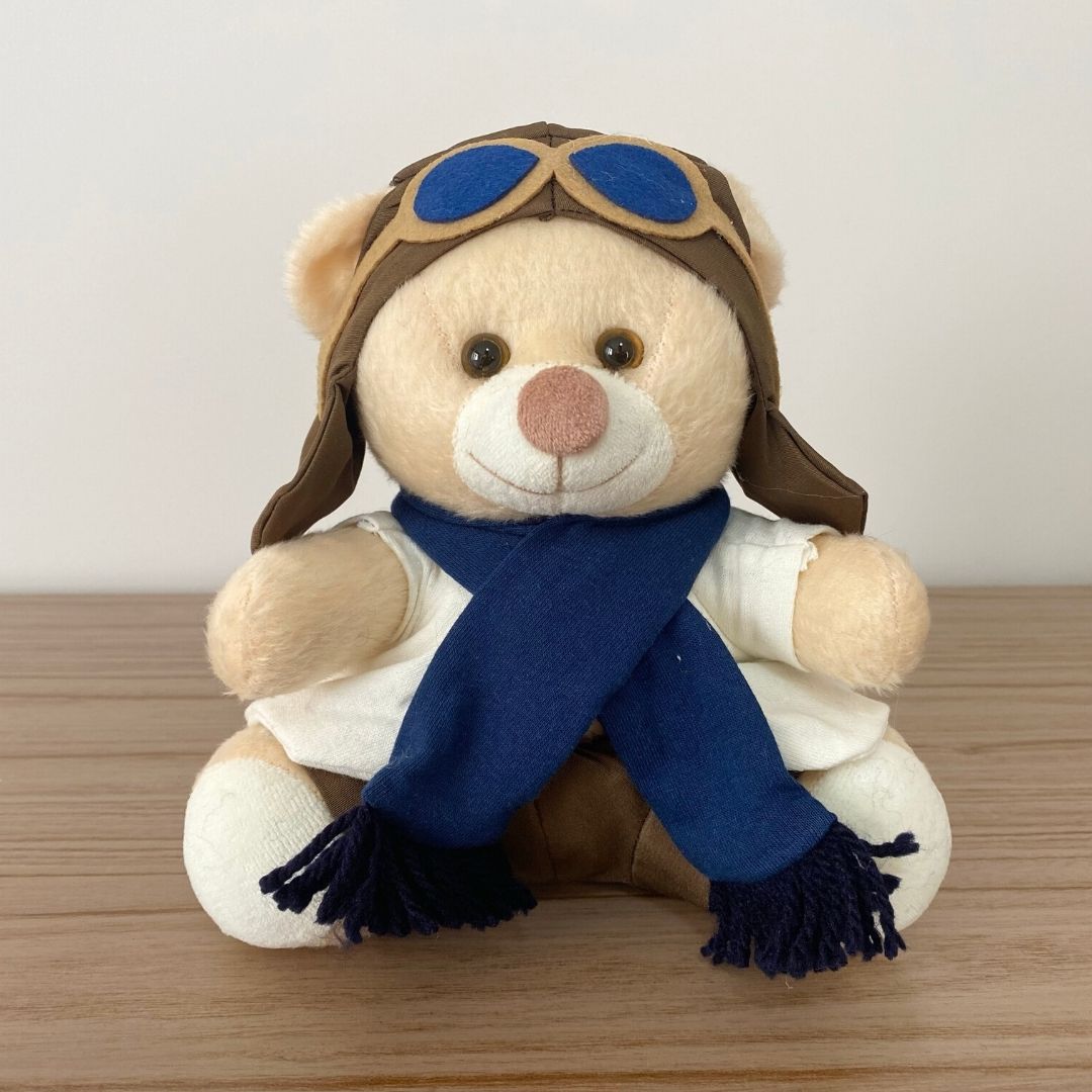 Urso Aviador (Azul Marinho)