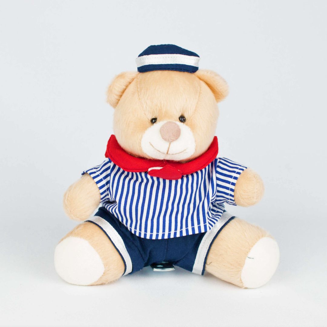 Urso Marinheiro (Listrado) - 12cm