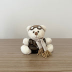 Lustre Balão Com Aviãozinho (Bege) + Urso Aviador Clássico (Bege)