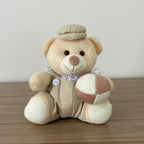Urso De Pelúcia Com Brinquedo (Trio - Bege)