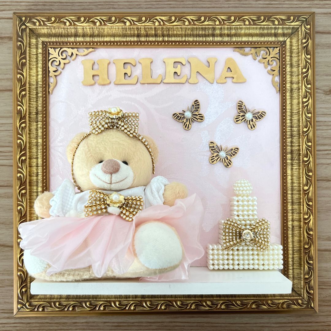 Ursa Realeza (Rosa) - KIT PRONTO